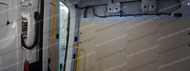 Backkamera för Volkswagen Crafter integrerat